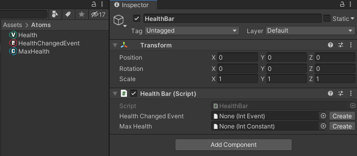 events-to-healthbar